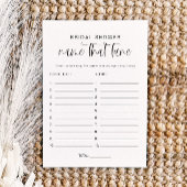 JOLIE名モダンThat Tuneブライダルシャワーゲーム 招待状