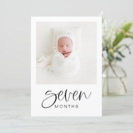 JOLIE モダン 1st Birthday MilestoneフォトバナーI 招待状