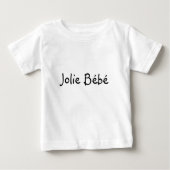Jolie Bebe ベビーTシャツ (正面)