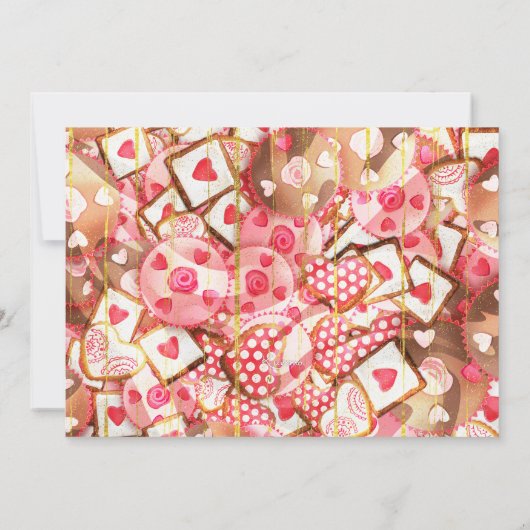 Jolie carte d'invitation de Fête Anniversaire 招待状 (裏面)