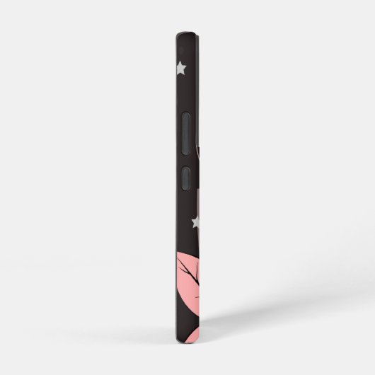 Jolie fée rose et étoiles samsung galaxyケース (右側面)