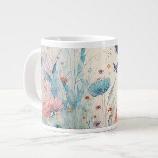 Jolie tasse de boisson en couleur papillon ジャンボコーヒーマグカップ