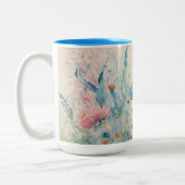 Jolie tasse de boisson en couleur papillon ツートーンマグカップ (左)