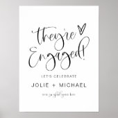 JOLIE They're Engaged Engagement Party ポスター (正面)
