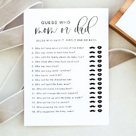 JOLIE What's In your巾着赤ちゃんシャワーゲーム 招待状