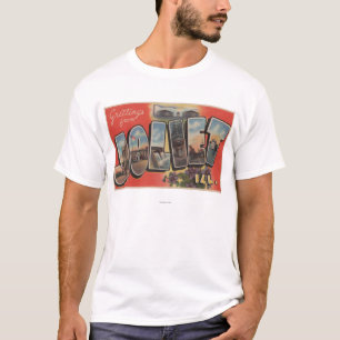 Joliet、イリノイ-大きい手紙場面2 Tシャツ