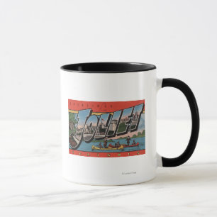 Joliet、イリノイ-大きい手紙場面 マグカップ