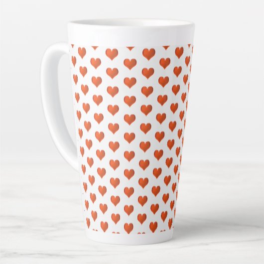 Jolis Coeurs カフェラテマグ (左アングル)