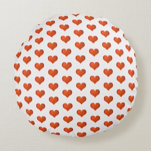 Jolis Coeurs ラウンドクッション (正面)