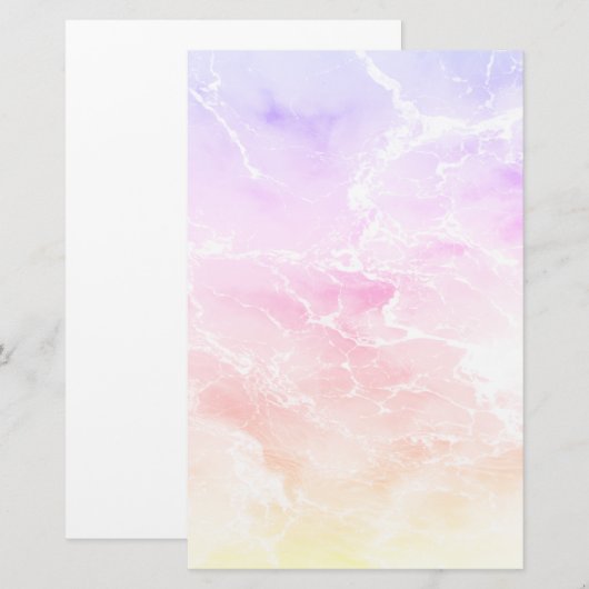jolis tons roses pastels 便箋 (正面/裏面)