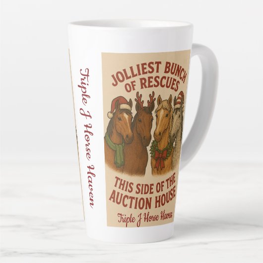 Jolliest Bunch Latte Mug カフェラテマグ (右アングル)