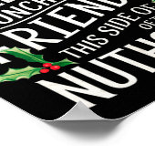 Jolliest Bunch Of Friends Xmas Matching Sarcastic  ポスター (角)