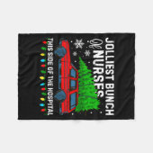 Jolliest Bunch Of Nurses This Side Of The Hostal C フリースブランケット (正面(横))