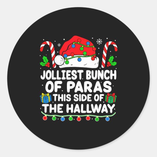 Jolliest Bunch Of Paras This Side Of The Hallway X ラウンドシール (正面)