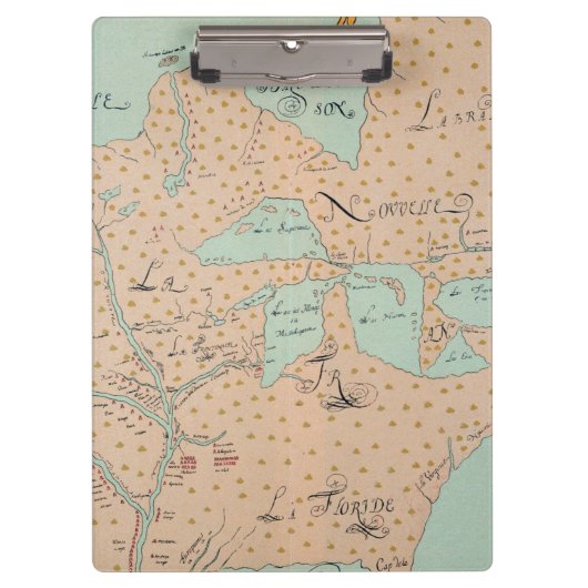 JOLLIET: 北アメリカ1674年 クリップボード (正面)