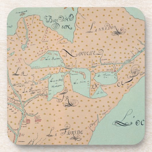 JOLLIET: 北アメリカ1674年 コースター (正面)