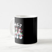 Jolly 6 7 Six Seven Meme Christmas Women Men Kids コーヒーマグカップ (正面左)