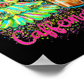 Jolly And Caffeinated Christmas Tree Coquette Bow  ポスター (角)