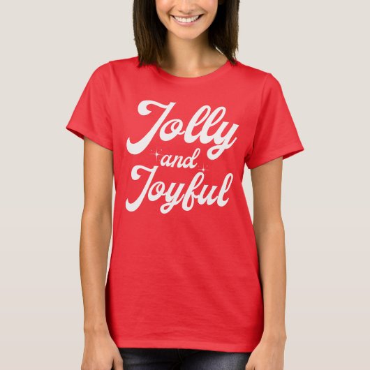 Jolly and Joyful  Tシャツ (正面)
