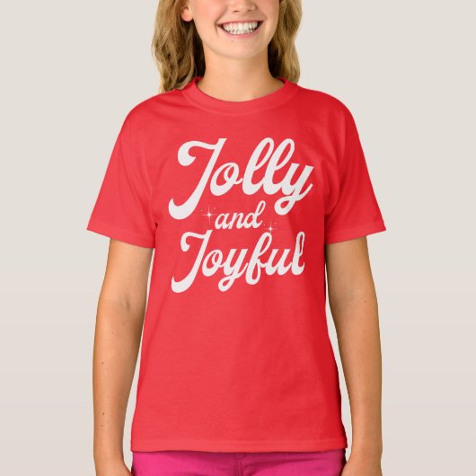 Jolly and Joyful  Tシャツ (正面)