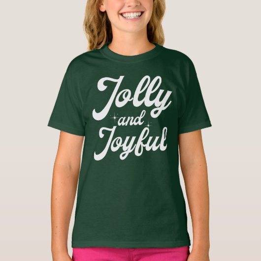 Jolly and Joyful  Tシャツ (正面)
