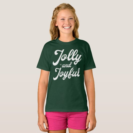 Jolly and Joyful  Tシャツ (正面フル)