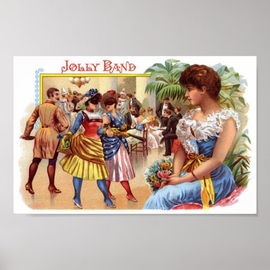 Jolly Band Cigar Label ポスター (正面)