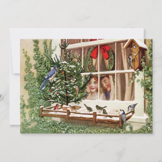 Jolly Birds Christmas Holiday Card シーズンカード (正面)