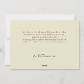 Jolly Birds Christmas Holiday Card シーズンカード (裏面)