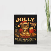 Jolly Biscuits Club We Knead Cat Xmas  カード (正面)