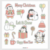Jolly & Bright! Classic Christmas Character Sticke シール (シート)