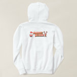 Jolly & Bright – Cute Santa and Reindeer Christmas パーカ<br><div class="desc">Bring a touch of classic Christmas joy to your style!
This adorable Santa and his reindeer buddy bring cozy,  vintage vibes with a pop-cute twist.
Perfect for anyone who loves holiday cheer,  warm smiles,  and timeless Christmas spirit.
Wear it,  gift it,  and stay Jolly & Bright! 🎅🦌✨</div>