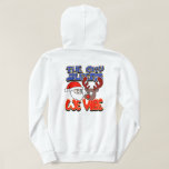 Jolly & Bright – Cute Santa and Reindeer Christmas パーカ<br><div class="desc">Bring a touch of classic Christmas joy to your style!
This adorable Santa and his reindeer buddy bring cozy,  vintage vibes with a pop-cute twist.
Perfect for anyone who loves holiday cheer,  warm smiles,  and timeless Christmas spirit.
Wear it,  gift it,  and stay Jolly & Bright! 🎅🦌✨</div>