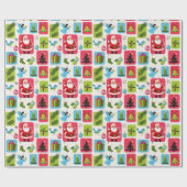 Jolly & Bright: Santa & Friends ラッピングペーパー (フラット)
