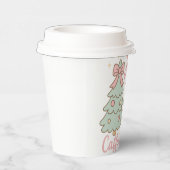 Jolly & Caffeinated Coquette Christmas Latte Mug 紙コップ (右)
