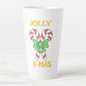 JOLLY CHRISTMAS カフェラテマグ (正面)