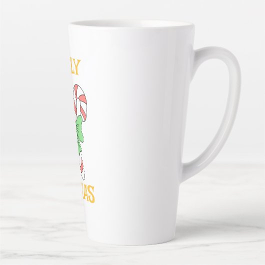 JOLLY CHRISTMAS カフェラテマグ (右)