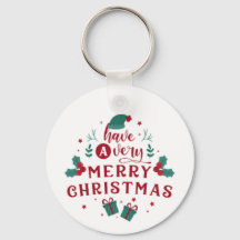 Jolly Christmas Keychain
