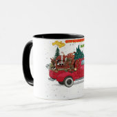 Jolly Christmas Overloaded Truck マグカップ (正面左)