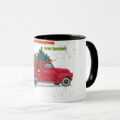 Jolly Christmas Overloaded Truck マグカップ (正面右)