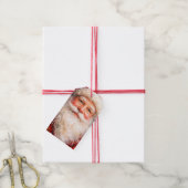 Jolly Christmas Santa Portrait ギフトタグ (より糸付き)