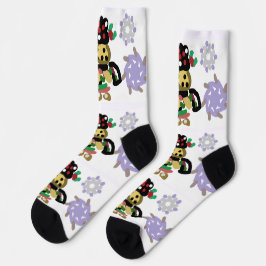 Jolly Gingerbread ソックス