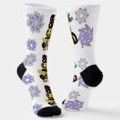 Jolly Gingerbread ソックス (傾斜あり)