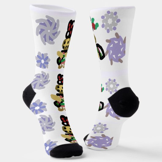 Jolly Gingerbread ソックス (傾斜あり)