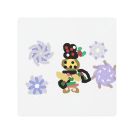 Jolly Gingerbread メタルプリント