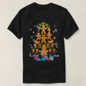 Jolly Gingerbread Christmas Tree Tee Gingerbread D Tシャツ (デザイン正面)