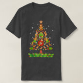 Jolly Gingerbread Family Christmas Tree Gingerbrea Tシャツ (デザイン正面)