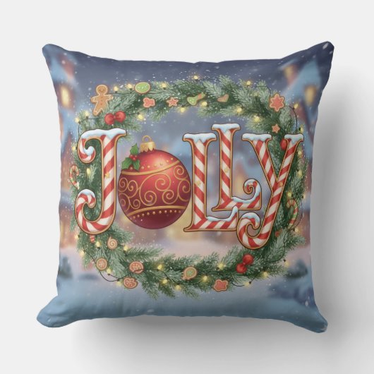 Jolly Holiday クッション (正面)