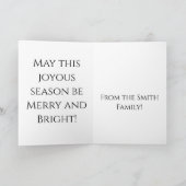 Jolly Holiday - Christmas Card カード (内部)