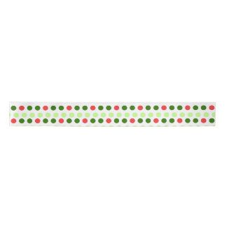 Jolly Holiday Polka Dot サテンリボン